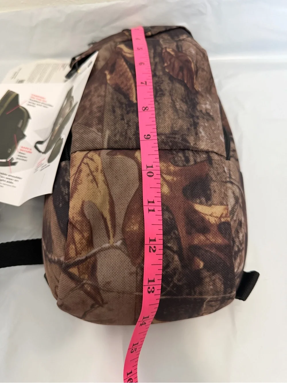 Camouflage Sling Crossbody Bag - Brown Camo Casual Carry